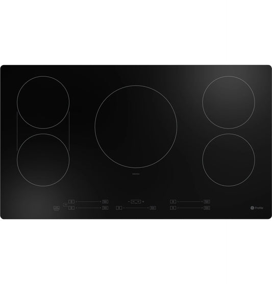 GE Appliances Profile 36" Built-In Touch Control Induction Cooktop Black - PHP6036DWBB