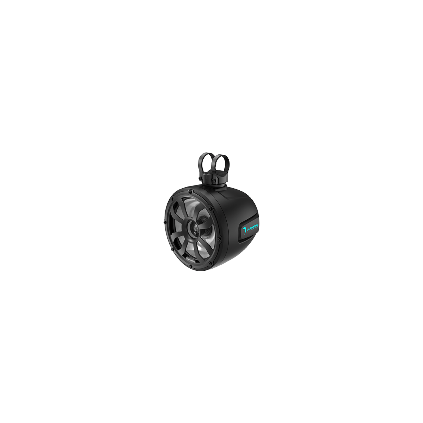 Diamond Audio 8" 2-Way Marine Tower Speaker w/Titanium Dome Tweeter (Black) - POD8F4B