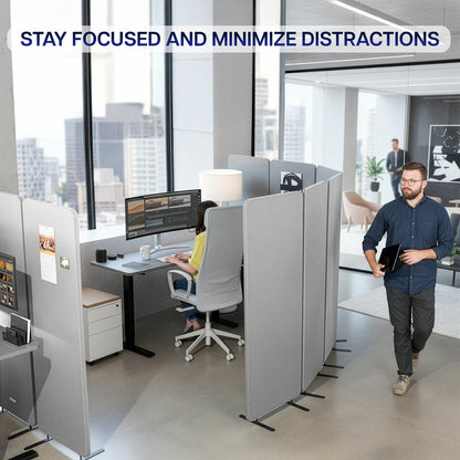 VIVO Freestanding Room Dividers - PP-3-T024G
