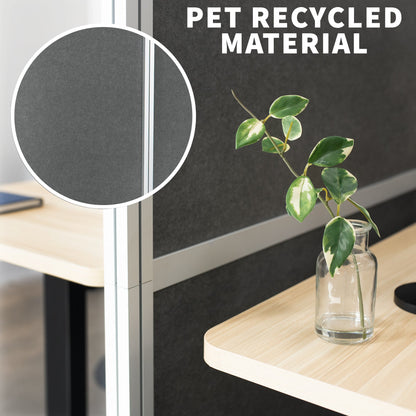 VIVO Modular Wall System Freestanding Room Dividers - PP-MWS63D