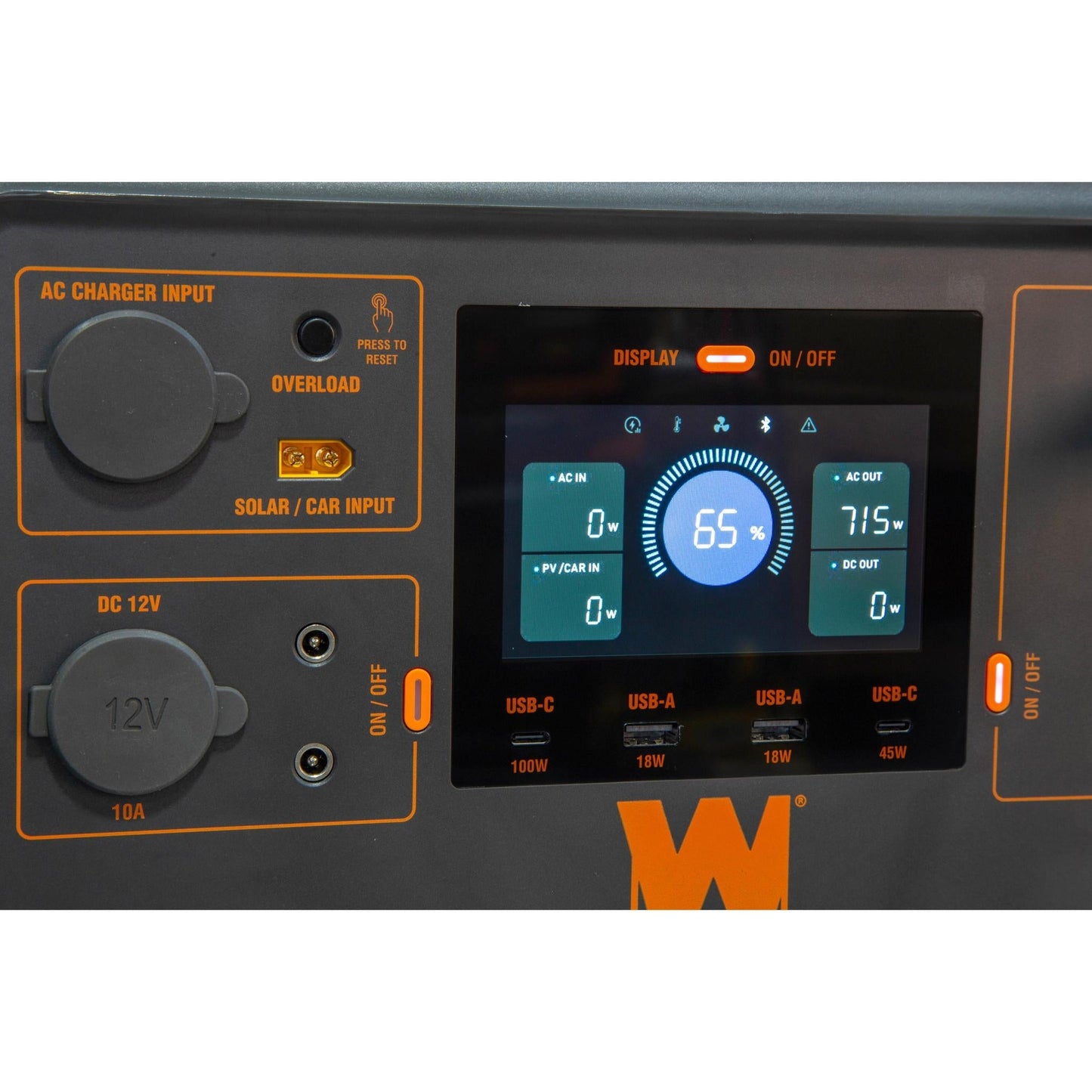 WEN PP1030i 1000-Watt 1030Wh Lithium-Ion Power Station and Battery-Powered Inverter Generator with Bidirectional Charging - PP1030i