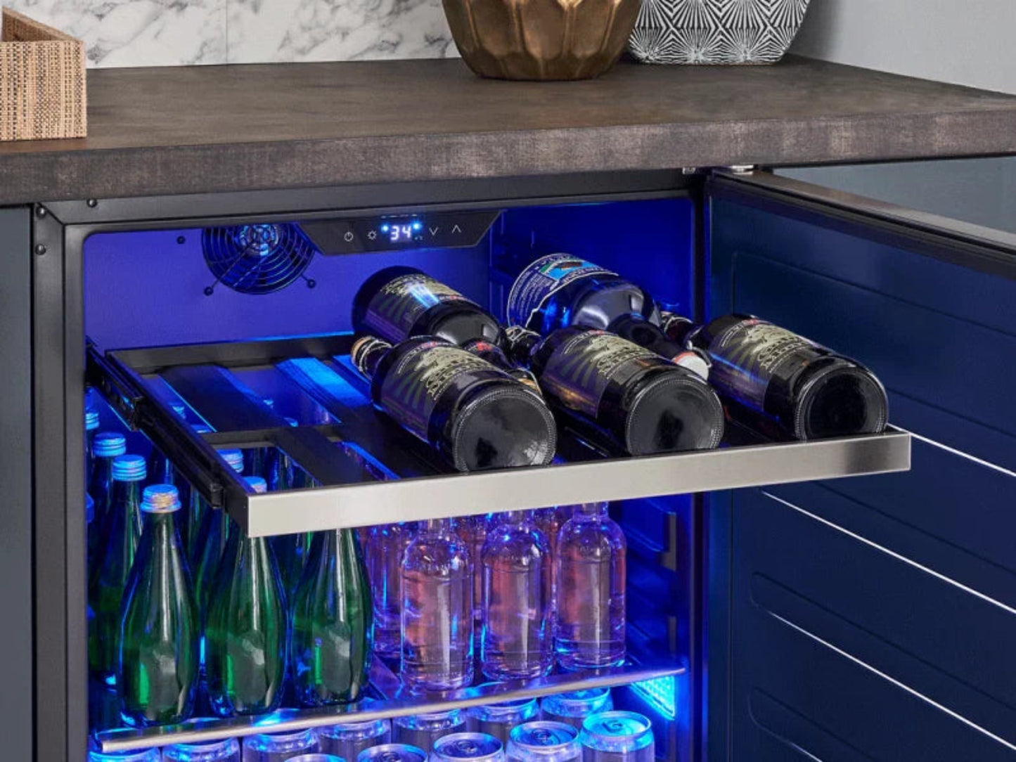 Zephyr PRB24C01ASADA 24" ADA Single Zone Beverage Cooler Other - PRB24C01ASADA