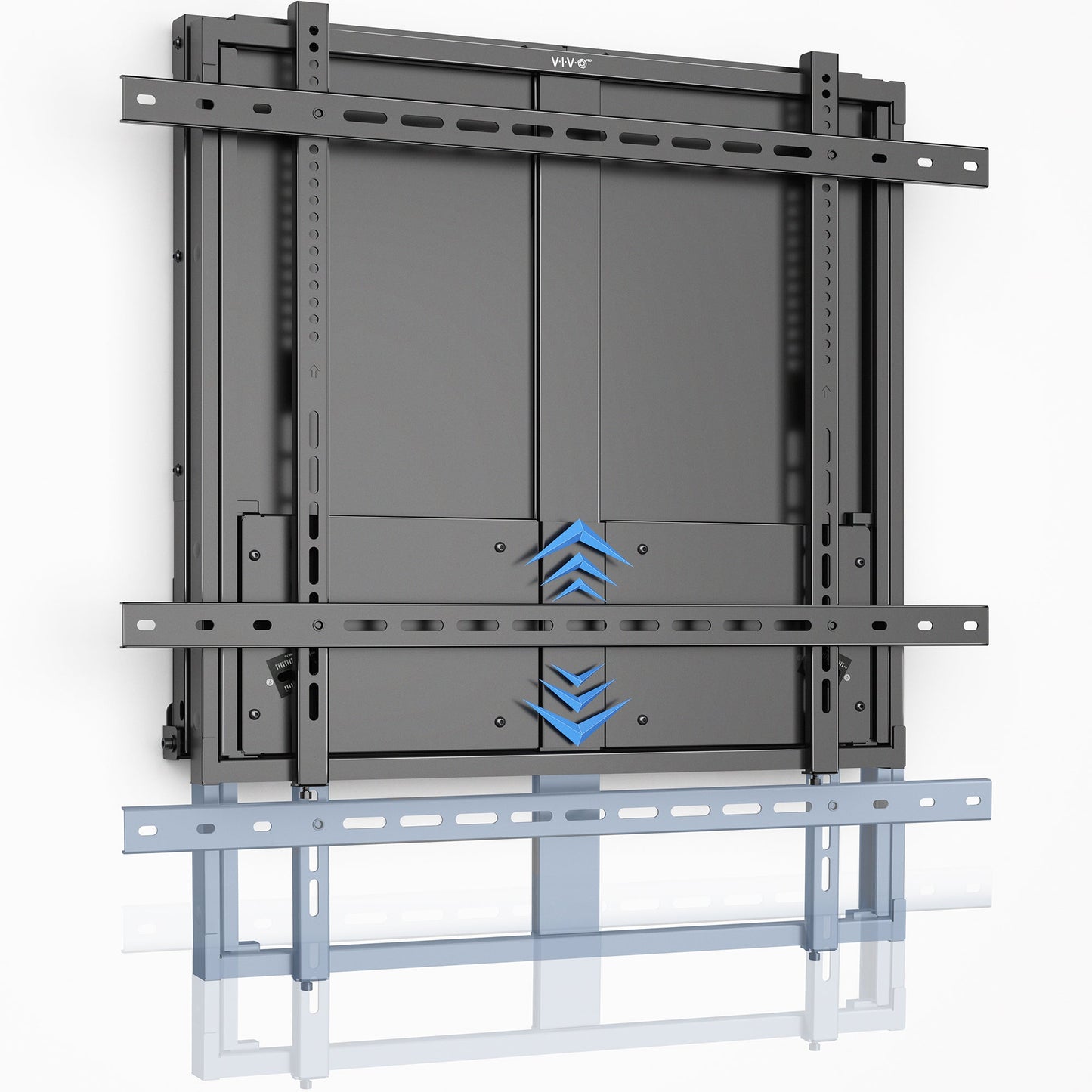 VIVO Manual Height Adjustable TV Wall Mount - 65” to 86” Screens - PRO-TVHA86