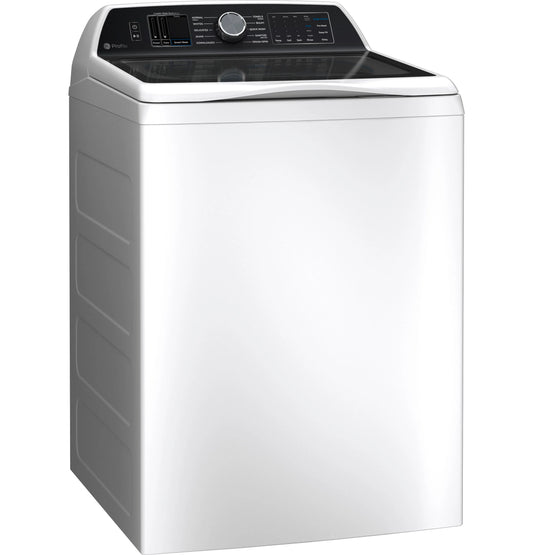 GE Appliances  5.3 cu. ft. Capacity Washer with Smarter Wash Technology and FlexDispense White  - PTW705BSTWS