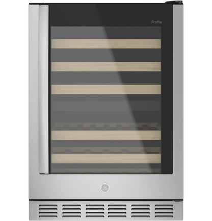 GE Profile PWS06DSPSS 44-Bottle Dual Zone Wine Cooler Stainless Steel