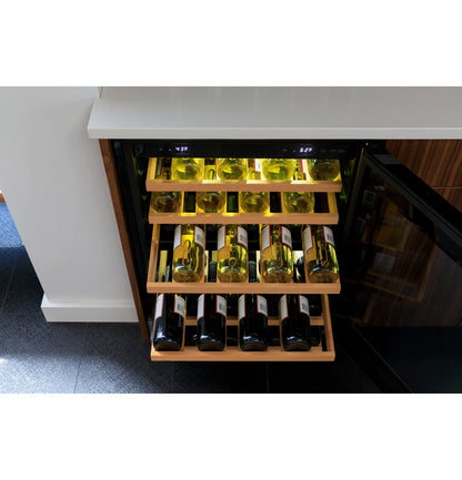 GE Profile PWS06DSPSS 44-Bottle Dual Zone Wine Cooler Stainless Steel