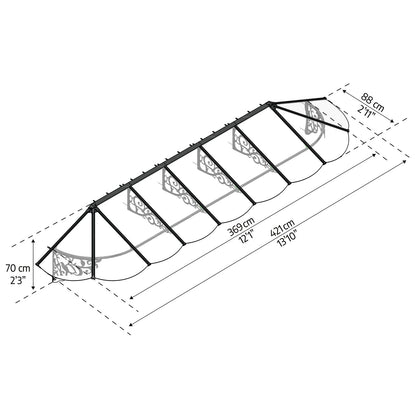 Palram - Canopia | Lily Door Awning - HG9575