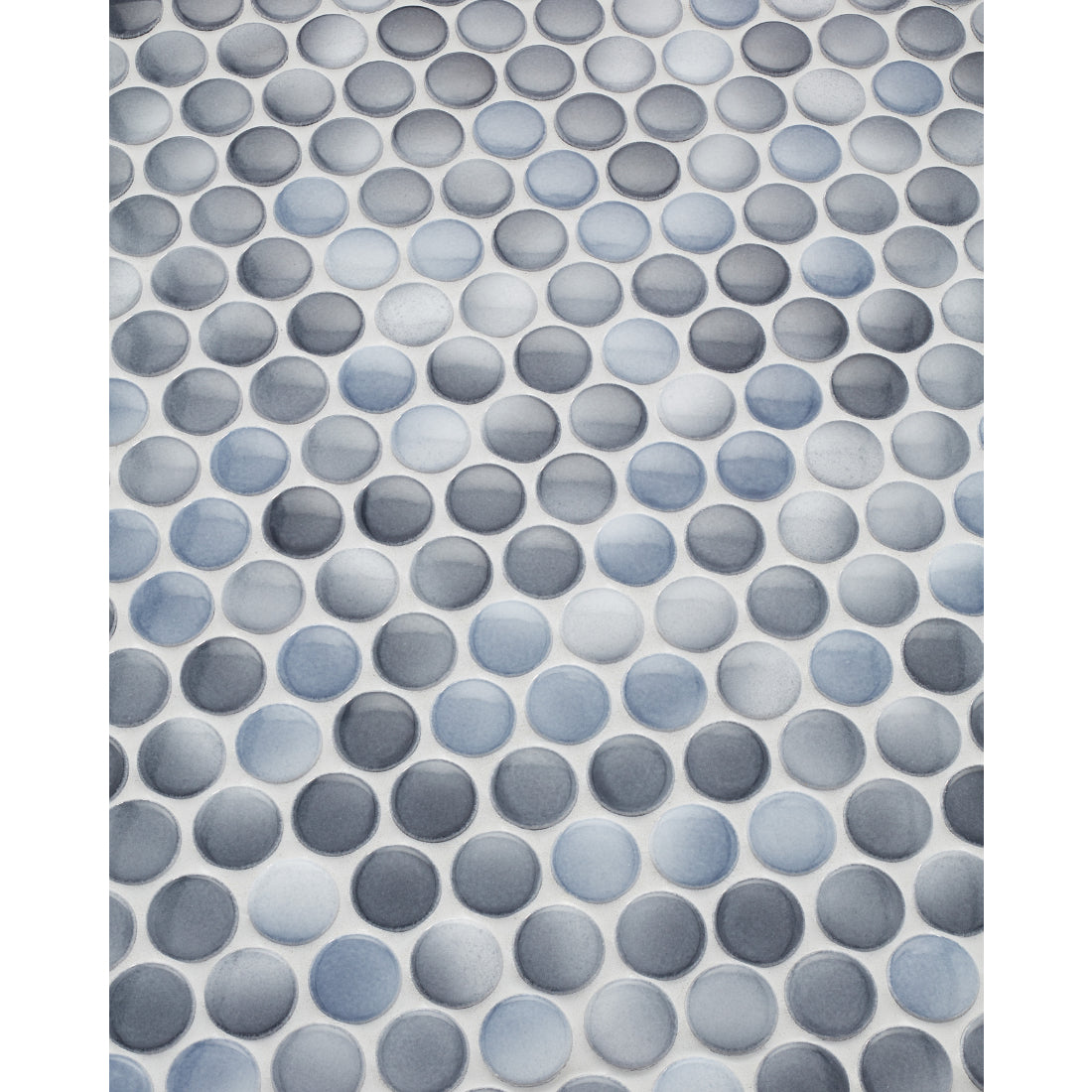 PennyRoundCloudyPorcelainMosaicTile