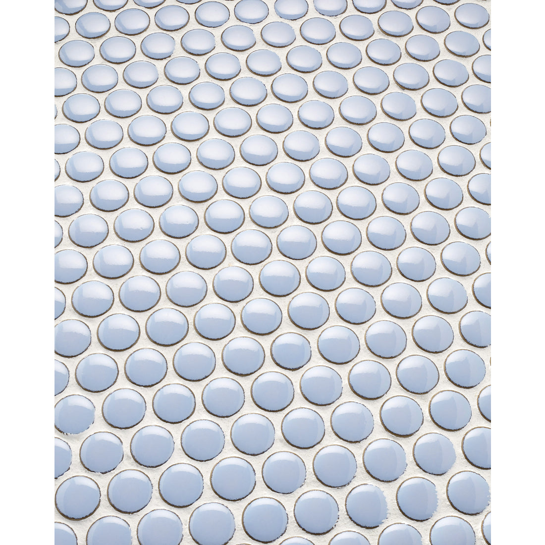 PennyRoundSkyBluePorcelainMosaicTile