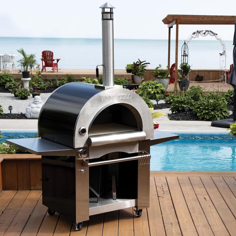 Pinnacolo Ibrido Hybrid Outdoor Pizza Oven Outdoor