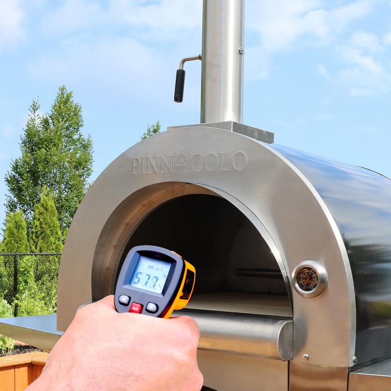 Pinnacolo Ibrido Hybrid Outdoor Pizza Oven Thermometer