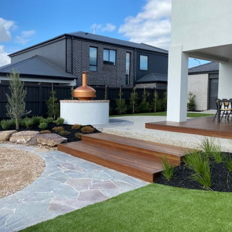 Polito_Giotto_pizza_oven_Copper_garden_round_counter_zoom_out