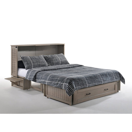 Night and Day Furniture Poppy Queen Murphy Cabinet Bed Complete - MUR-POP-QEN-BDR