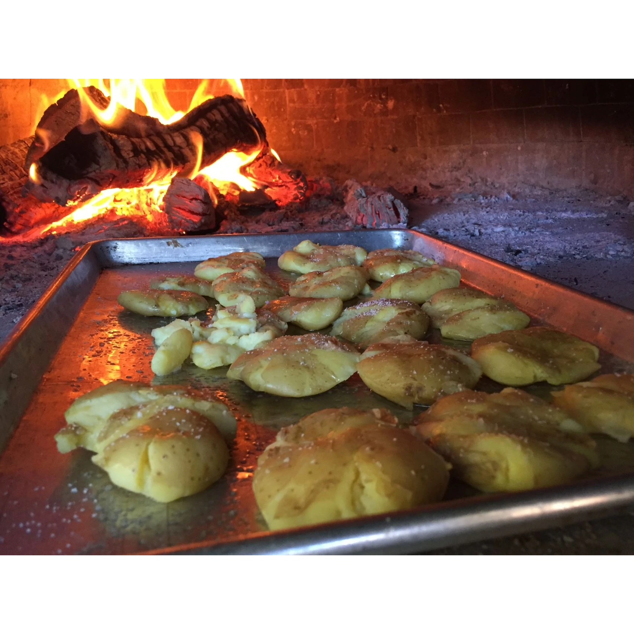 Potatoes in Forno Piombo Oven