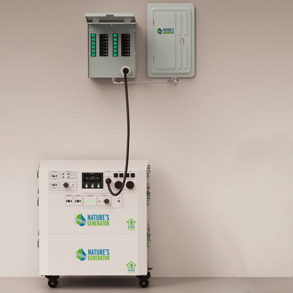 Nature's Generator  Gen 2 Solar Generator and Transfer Switch - NGPHAUP