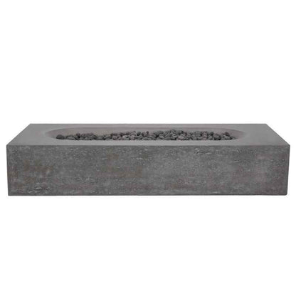 Pyromania Alchemy Fire Table Slate front No flame silo