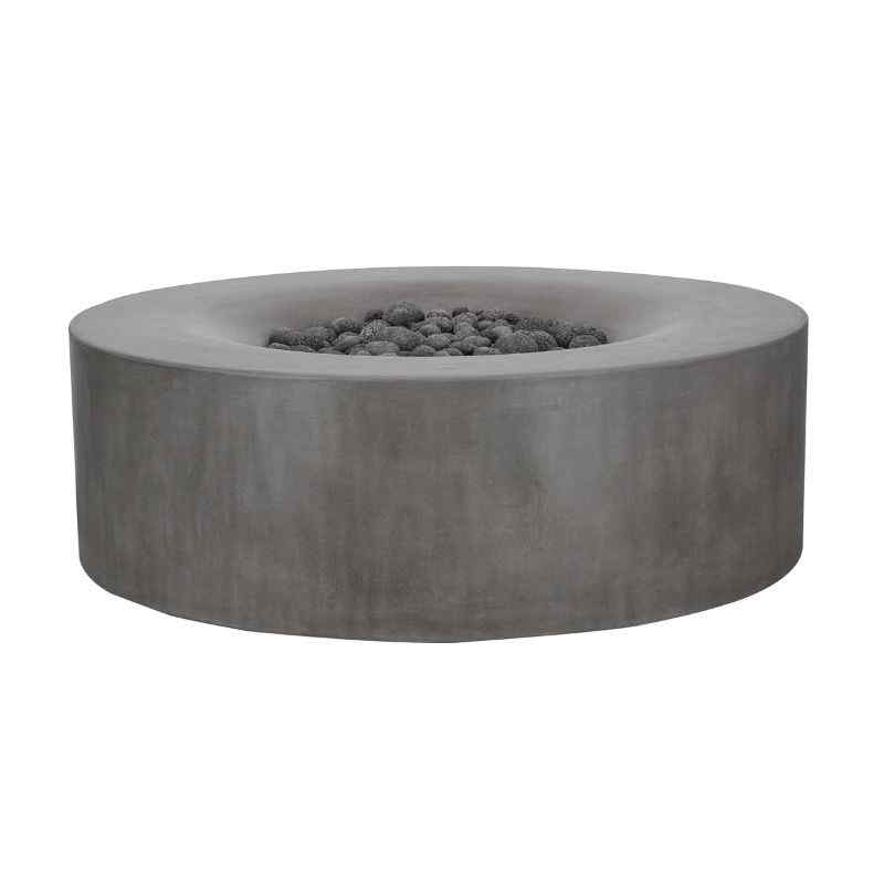 Pyromania Avalon Fire Table Slate no flame silo