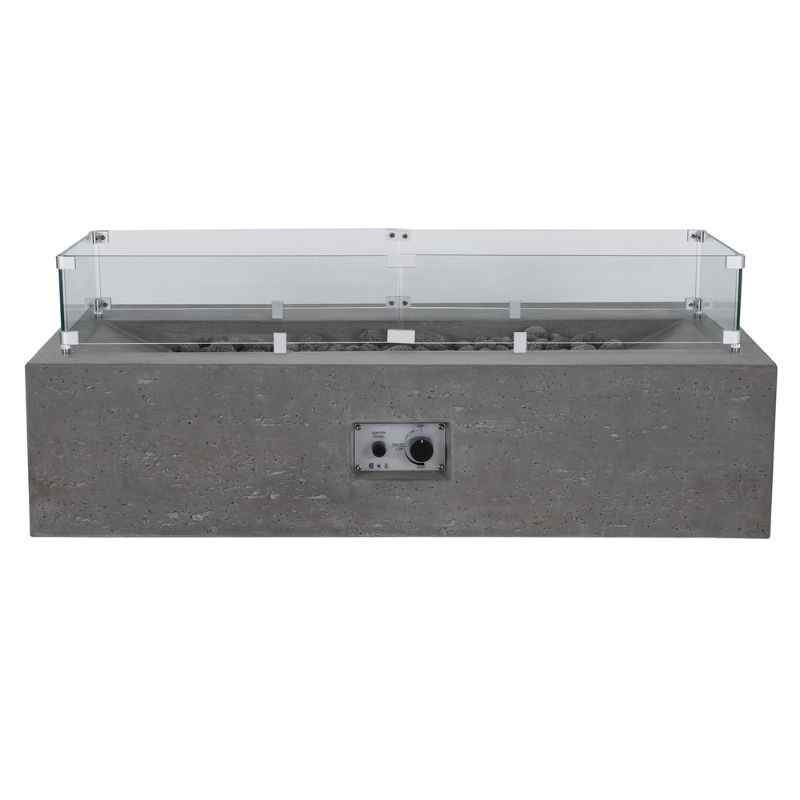Pyromania Millenia Fire Table Wind guard silo