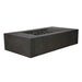 Pyromania Moderne Fire Table Charcoal angle silo