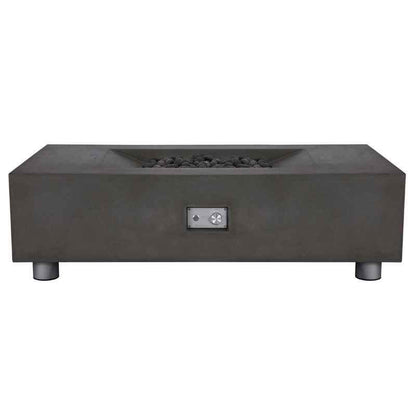 Pyromania Moderne Fire Table Charcoal legs silo