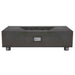 Pyromania Moderne Fire Table Charcoal legs silo