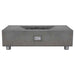Pyromania Moderne Fire Table Slate legs front view