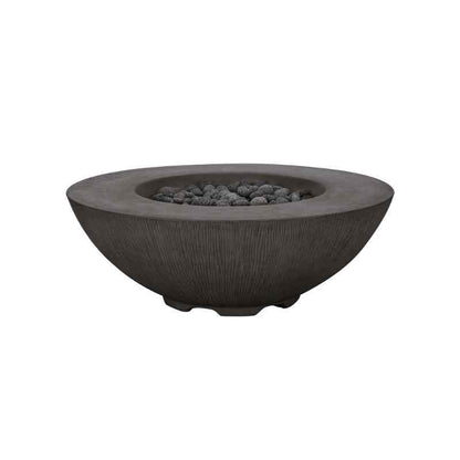 Pyromania Shangri-la Fire Table Slate with lava rocks silo