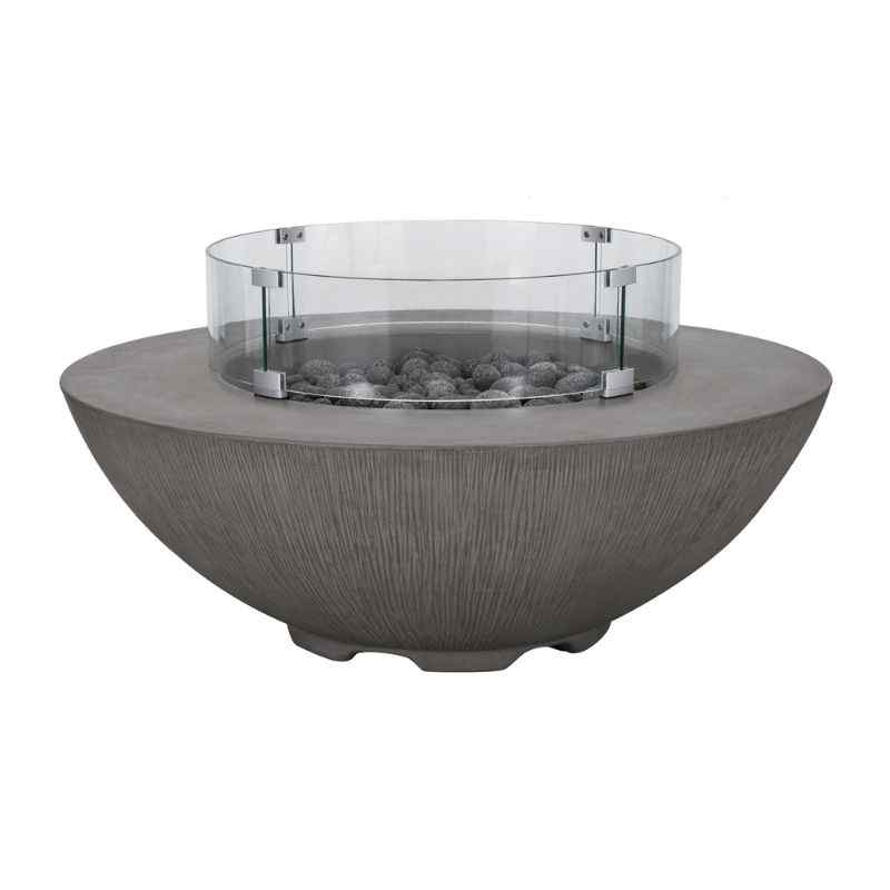 Pyromania Shangri-la Fire Table wind guard silo