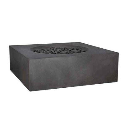 Pyromania Tao Fire Table Charcoal no flame set up silo
