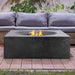 Pyromania Tao Fire Table Charcoal lifestyle backyard set Up