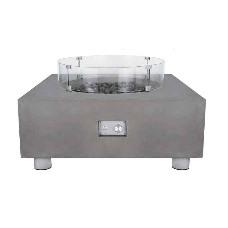 Pyromania Tao Fire Table Wind guard silo