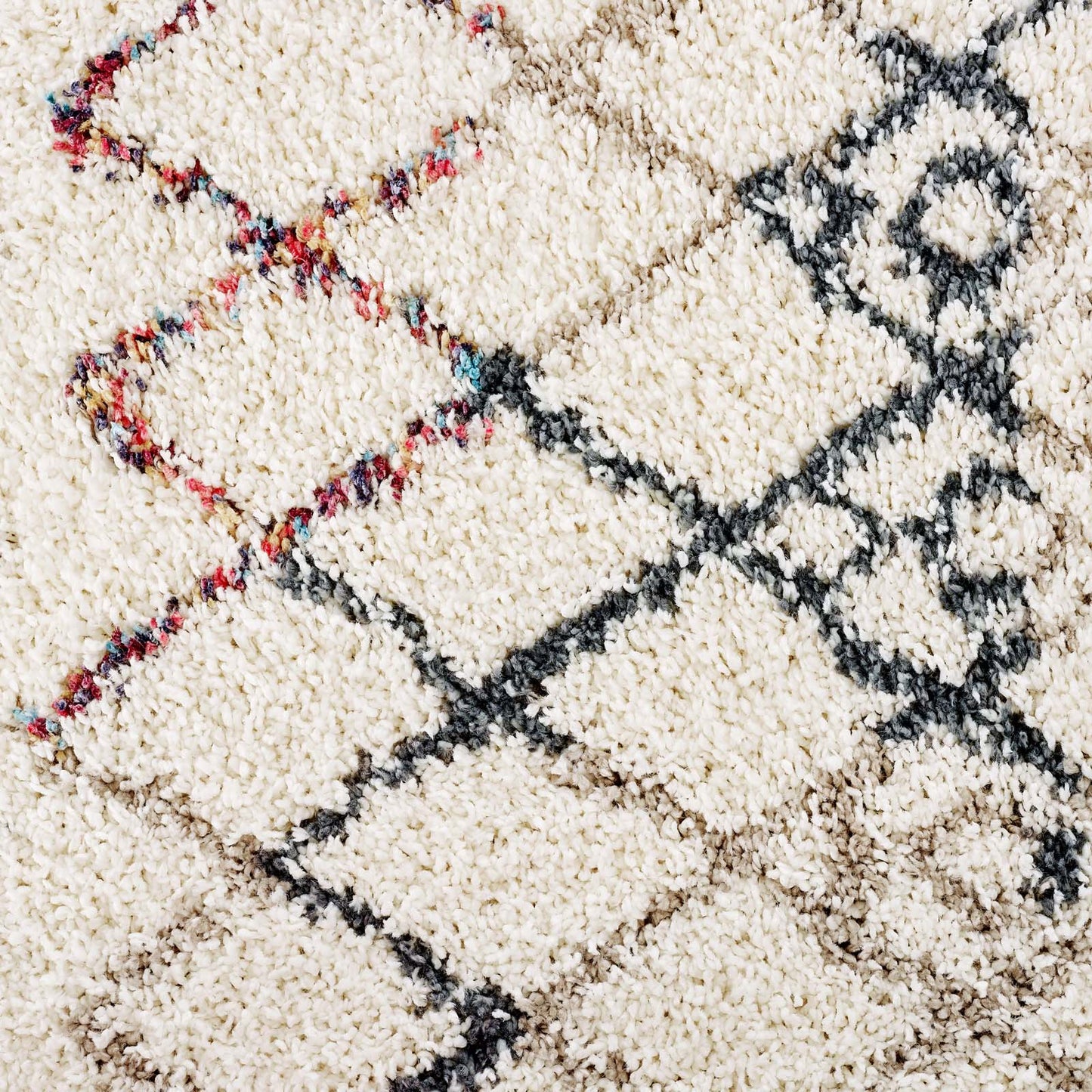 Modway furniture  Skadi Rainbow Diamond Shag Area Rug - R-1194A-810