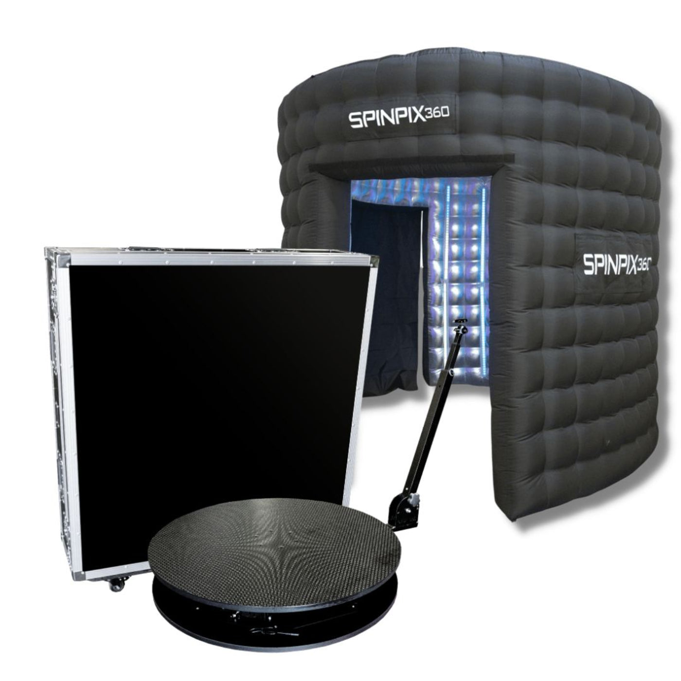 SpinPix360 RevoSpin RA-6 Automatic 360 Photo Booth In Hard Case - 35" Custom Package