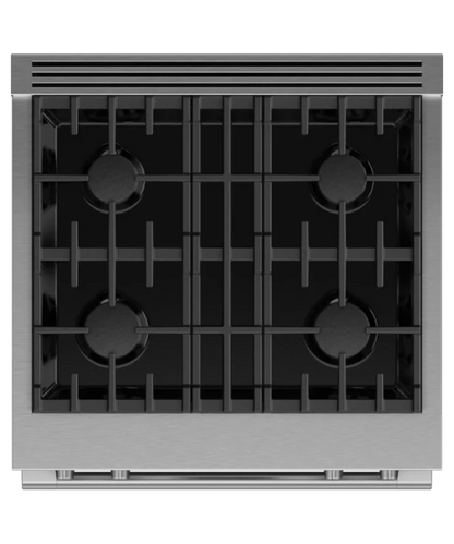 Fisher Paykel 30" Series 9 Professional 4 Burner Dual Fuel Self-Cleaning Range, LPG Stainless Steel - RDV3304L