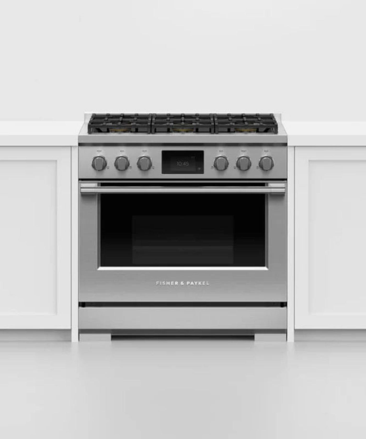 Fisher Paykel 36" Series 9 Professional 6 Burner Dual Fuel Self-Cleaning Range, Natural Gas Stainless Steel - RDV3366N
