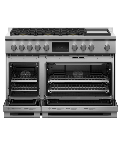 Fisher Paykel Dual Fuel Range, 48", 6 Burners with Griddle Other - RDV3486GDL