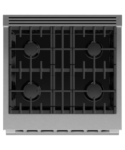 Fisher Paykel 30" Series 7 Professional 4 Burner Gas Range, Natural Gas Stainless Steel - RGV3304N