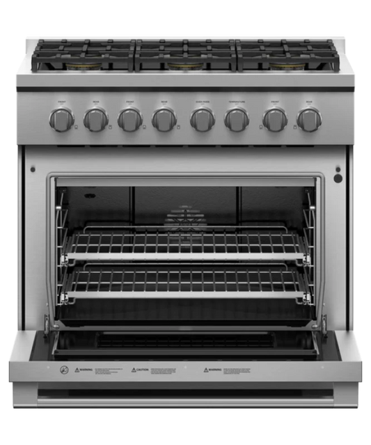 Fisher Paykel Gas Range, 36", 6 Burners, LPG Other - RGV3366L