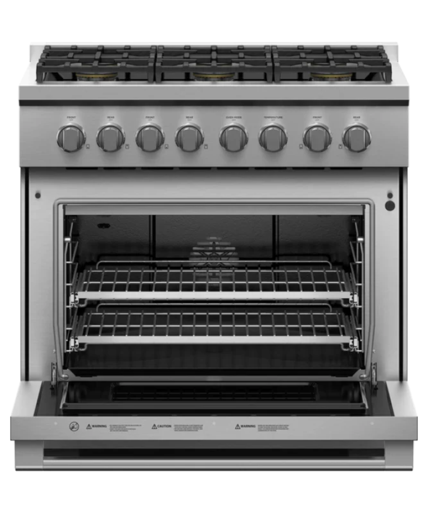 Fisher Paykel 36" Series 7 Professional 6 Burner Gas Range, Natural Gas Stainless Steel - RGV3366N