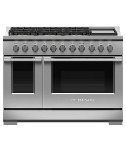 Fisher Paykel Gas Range, 48", 6 Burners with Griddle Other - RGV3486GDL