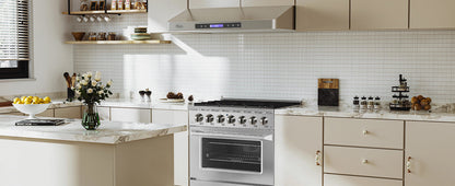 AWOCO RH-S10 Under Cabinet Range Hood Touch Remote Control 10" High 1000 CFM - RH-S10-30