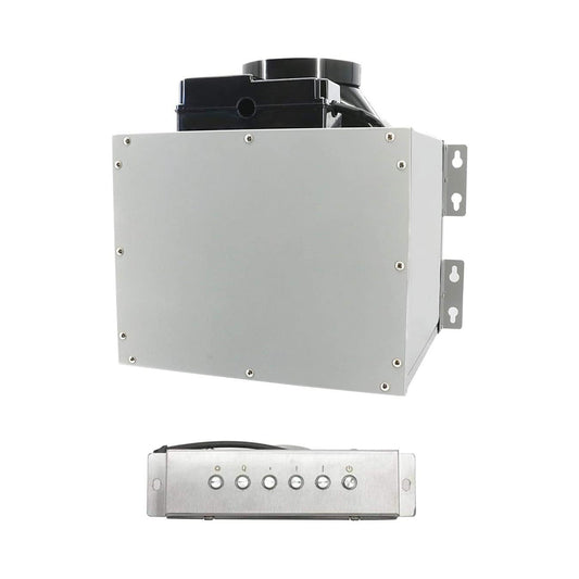 Awoco RH-SP06-BLW 6" Inline Blower Unit for Split Range Hoods, 4 Speeds 6” Round Top Vent, 800CFM - RH-SP06-BLW