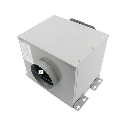 Awoco RH-SP06-BLW 6" Inline Blower Unit for Split Range Hoods, 4 Speeds 6” Round Top Vent, 800CFM - RH-SP06-BLW