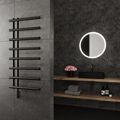 Paris Mirror Rhea Wall Mounted Electric Towel Warmer in Black - RHEABLK08
