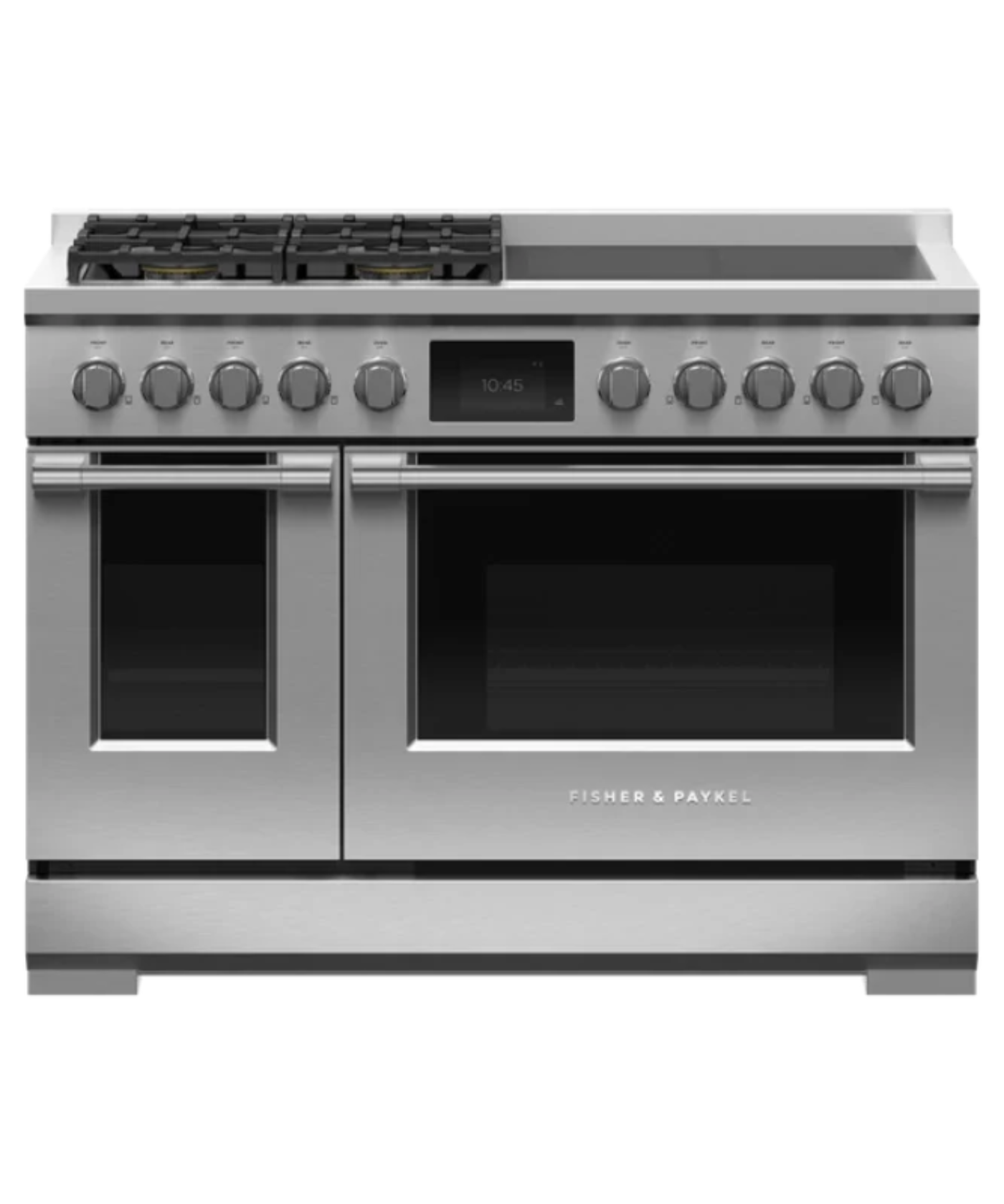 Fisher Paykel Dual Fuel Range, 48", 4 Burners, 4 Induction Zones, Self-cleaning, LPG Other - RHV3484L