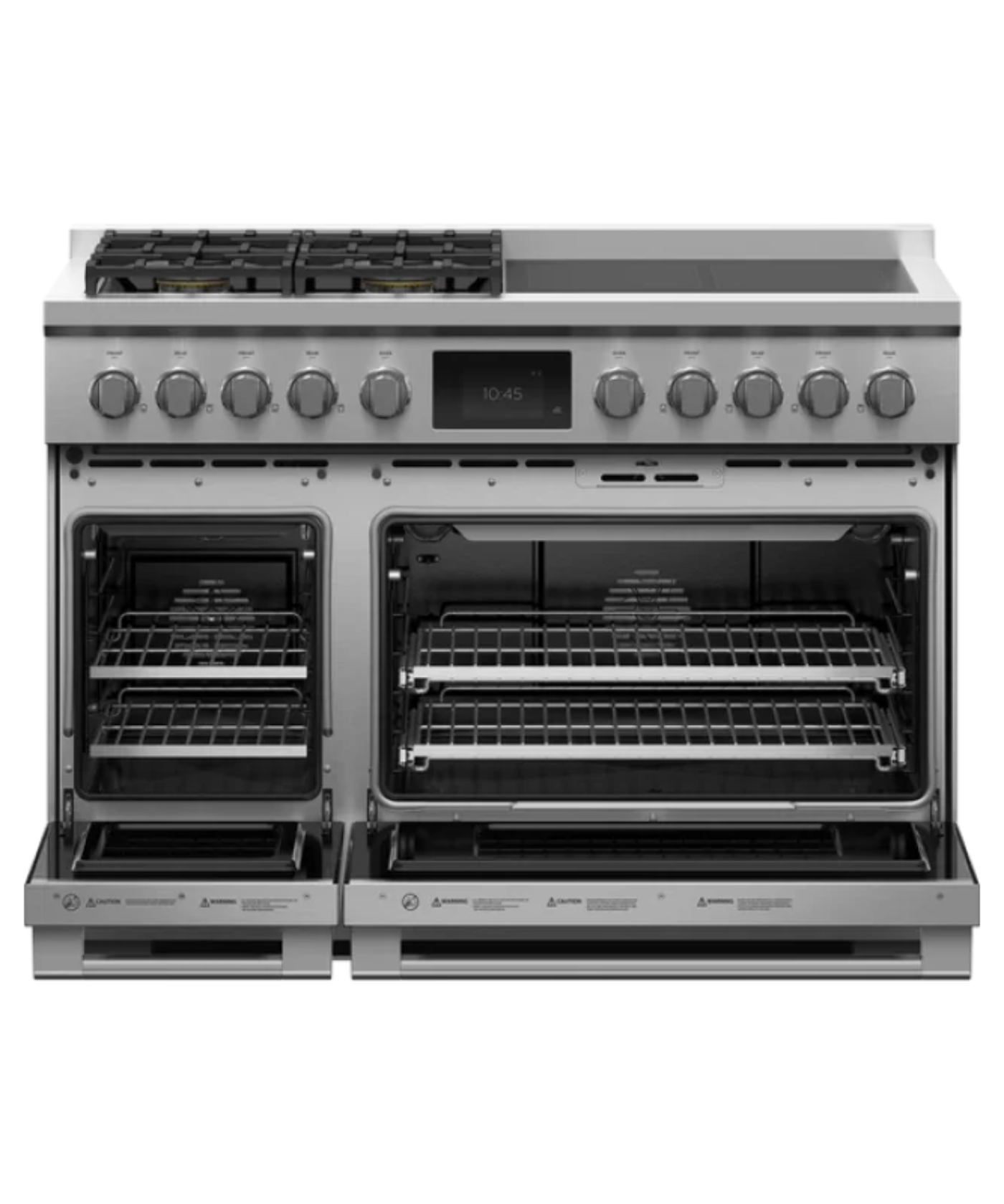 Fisher Paykel Dual Fuel Range, 48", 4 Burners, 4 Induction Zones, Self-cleaning, LPG Other - RHV3484L