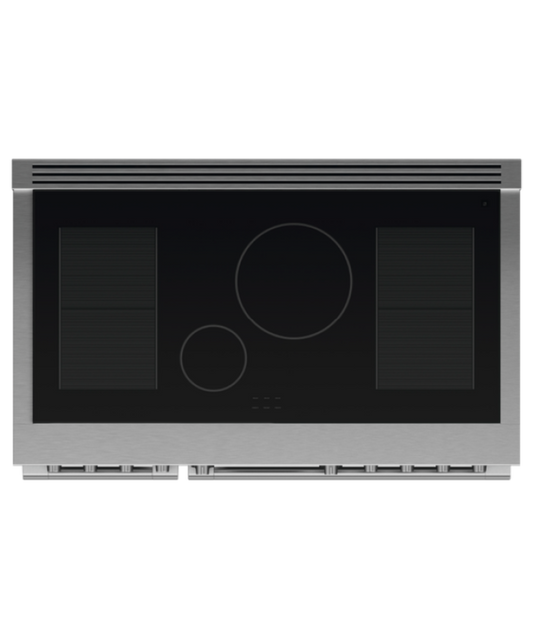 Fisher Paykel 48" Series 11 Professional 6 Zone Induction Self-Cleaning Range, 2 SmartZones Stainless Steel - RIV3486