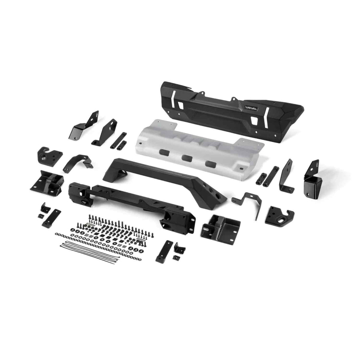 RIVAL Aluminum Front Bumper For Jeep Wrangler JL JK & Gladiator - 2D.2702.3-NL