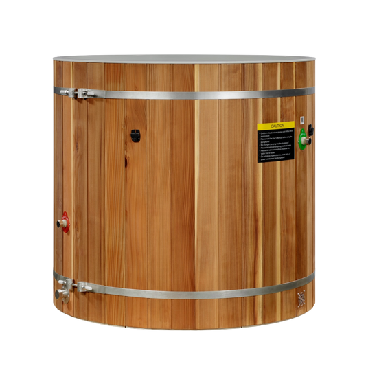 Golden Designs Cold Therapy PVC Barrel Cold Plunge - DCT-B-042-PLPC-34