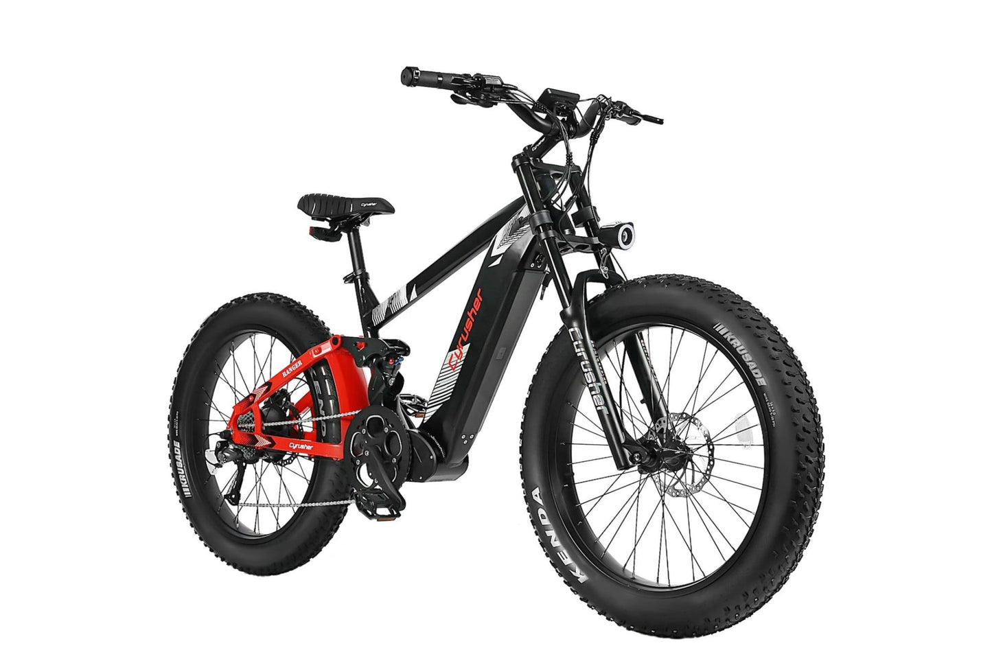 Cyrusher Ranger 1.0 Full-Suspension All-Terrain E-Bike - US-RNGR-GR